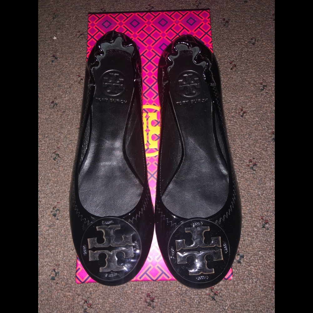 Tory Burch patent flats